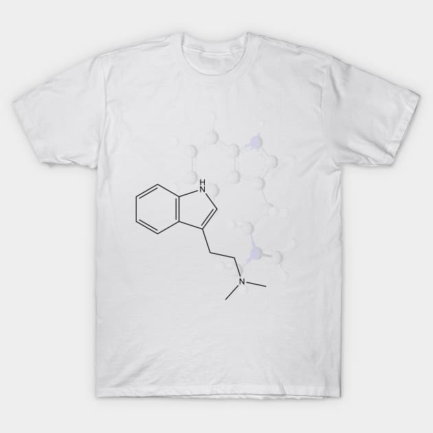 DMT Molecule T-Shirt by ChemECool